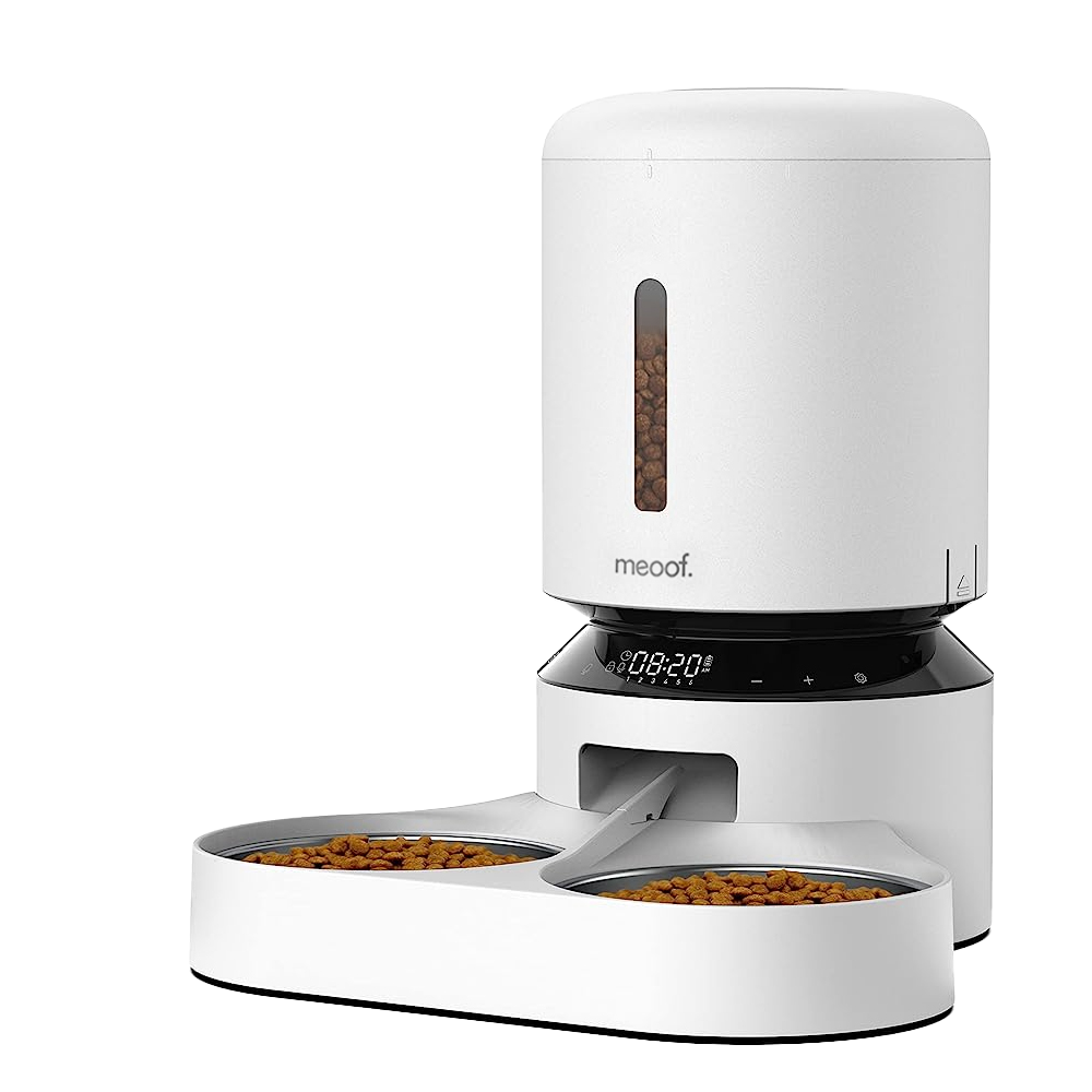 meoof台灣總代理｜膠囊寵物自動餵食器 按鍵版 雙碗餵食器 寵物自動餵食器 自動餵食器 寵物餵食-規格圖10