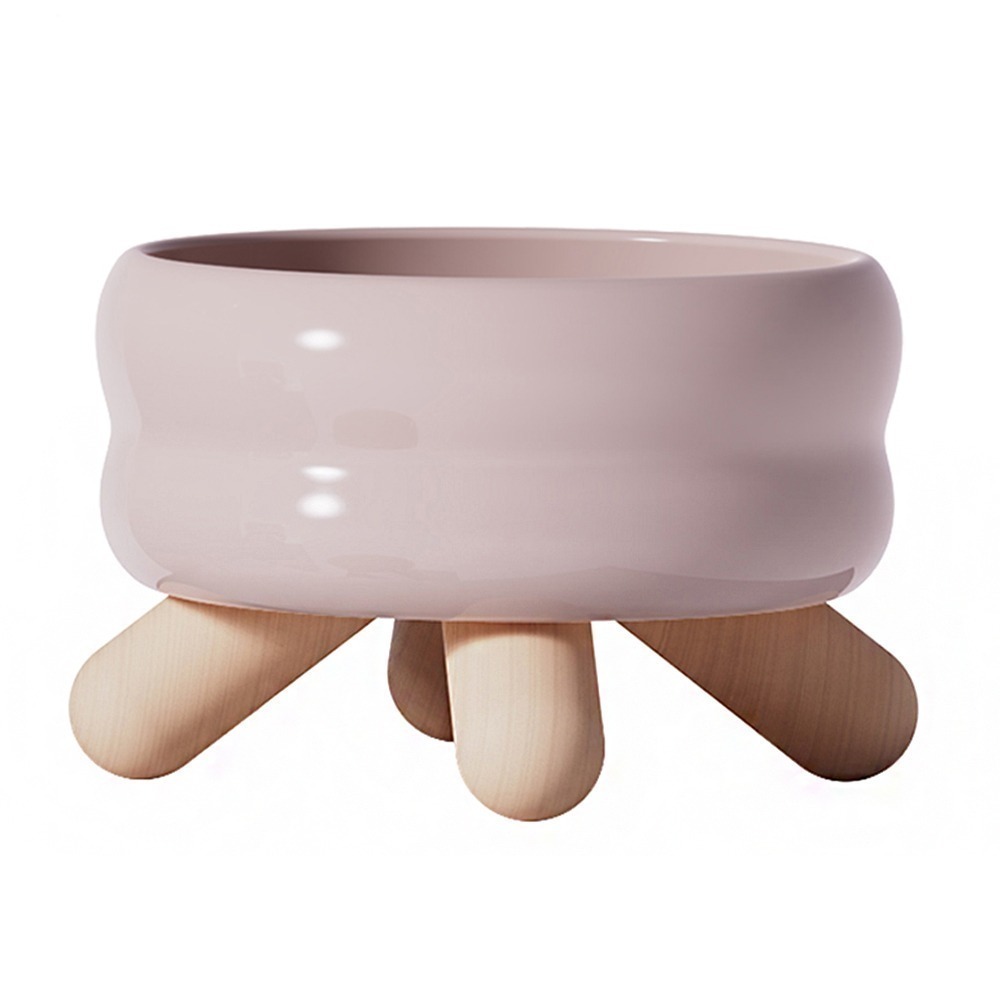 meoof｜Gulu陶瓷寵物碗 水碗 糧碗 寵物架高碗-規格圖9