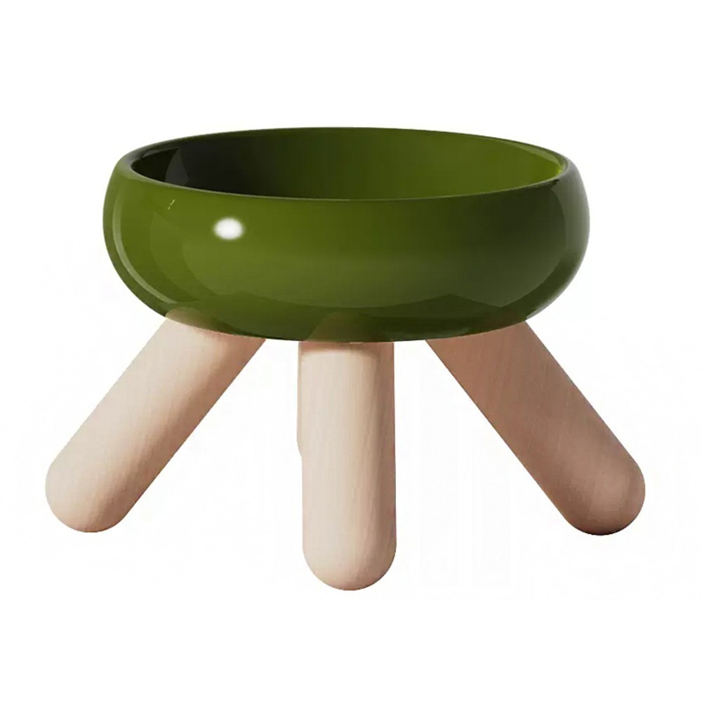 meoof｜Gulu陶瓷寵物碗 水碗 糧碗 寵物架高碗-規格圖9