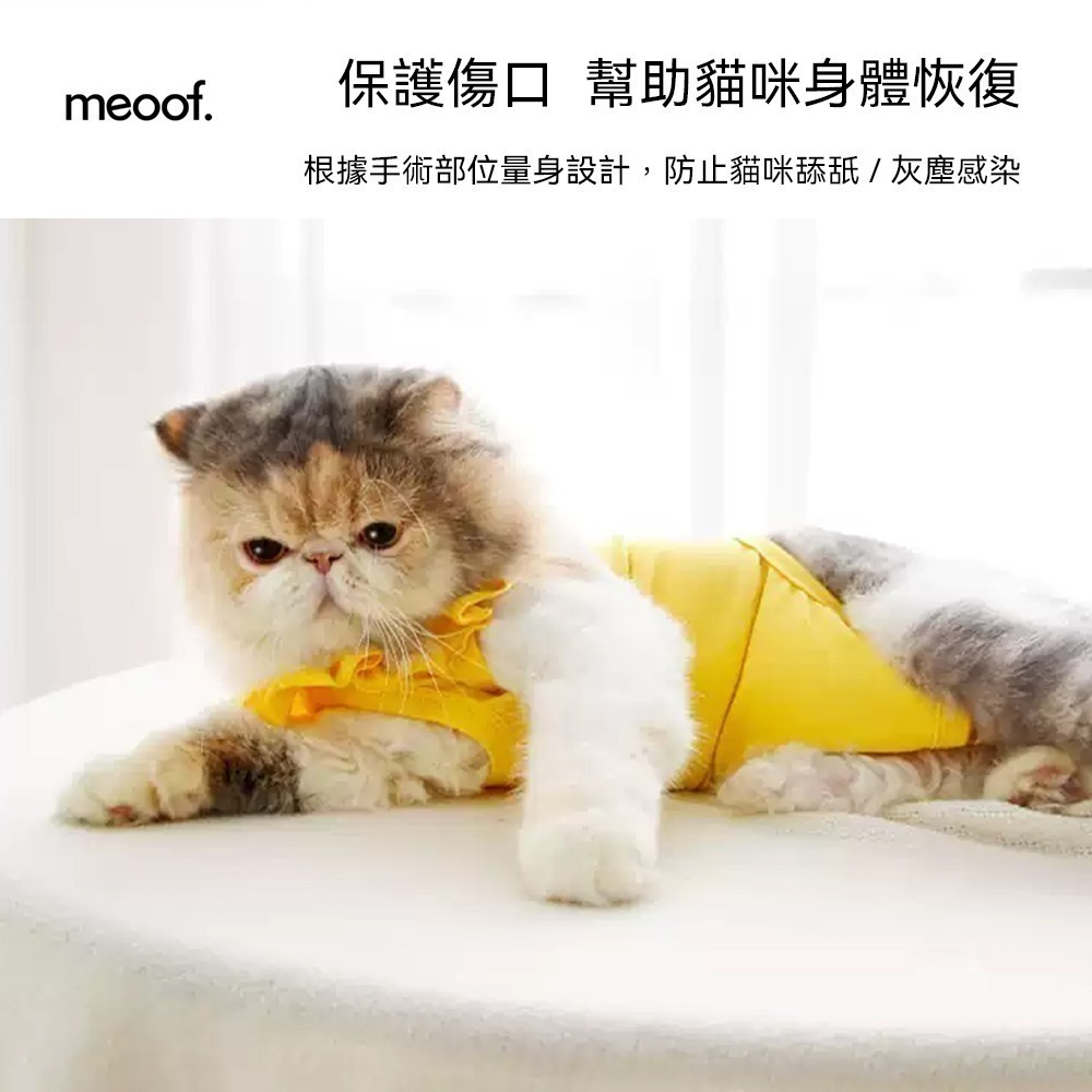 meoof｜貓咪防舔衣 防舔衣 絕育服 寵物防舔 貓咪防舔 寵物防舔衣 絕育衣 結紮 貓絕育-細節圖3