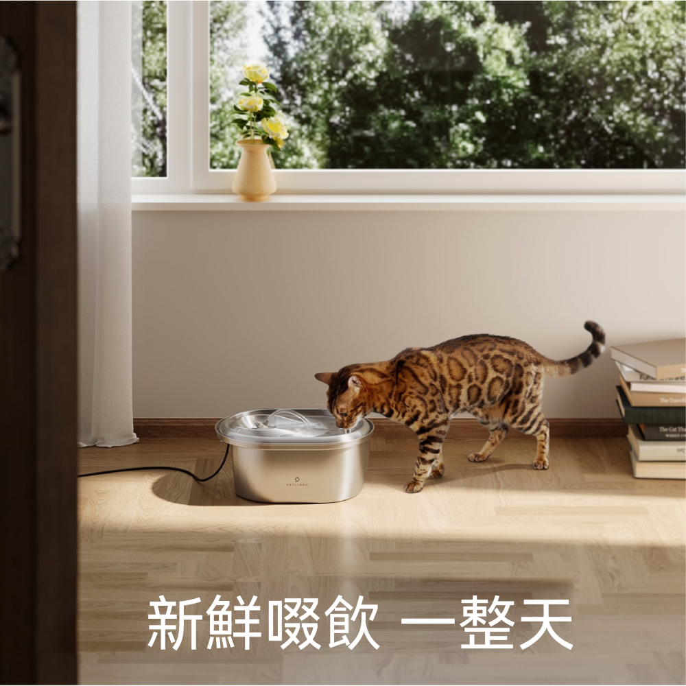 PETLIBRO｜真不鏽鋼寵物飲水機 寵物飲水機 自動飲水機 無線飲水機 活水機-細節圖2