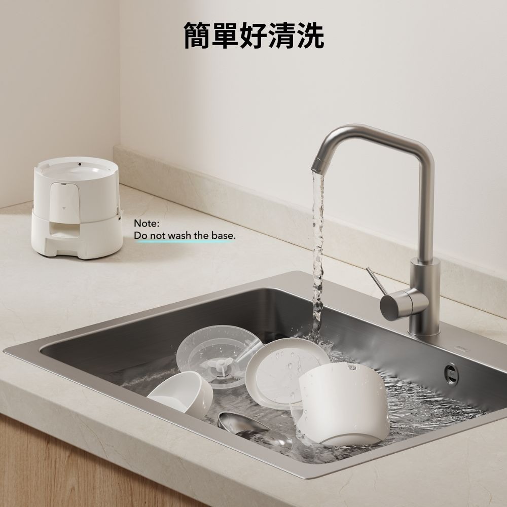 PETLIBRO｜Air 自動餵食器 按鍵版 2L寵物餵食器 適用小型寵物 雙電源可用電池-細節圖4