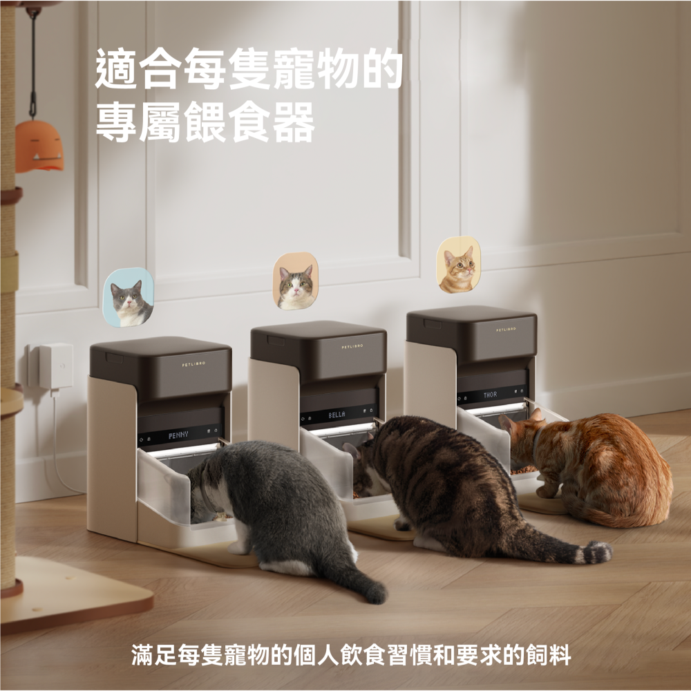 PETLIBRO｜RFID專寵餵食器 自動辨識開蓋 寵物餵食器 自動餵食器 防搶食-細節圖2
