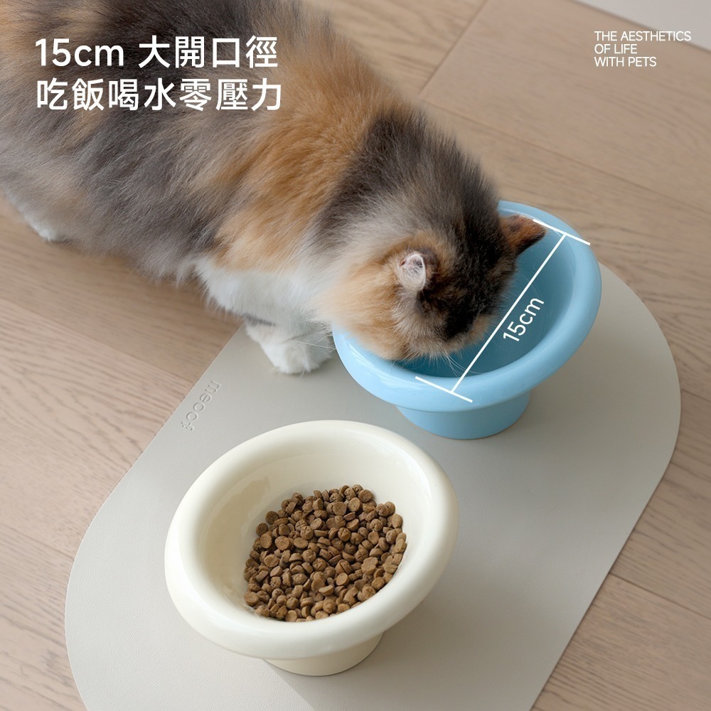【限時購】meoof｜花花寵物陶瓷碗 任選兩入組-細節圖5