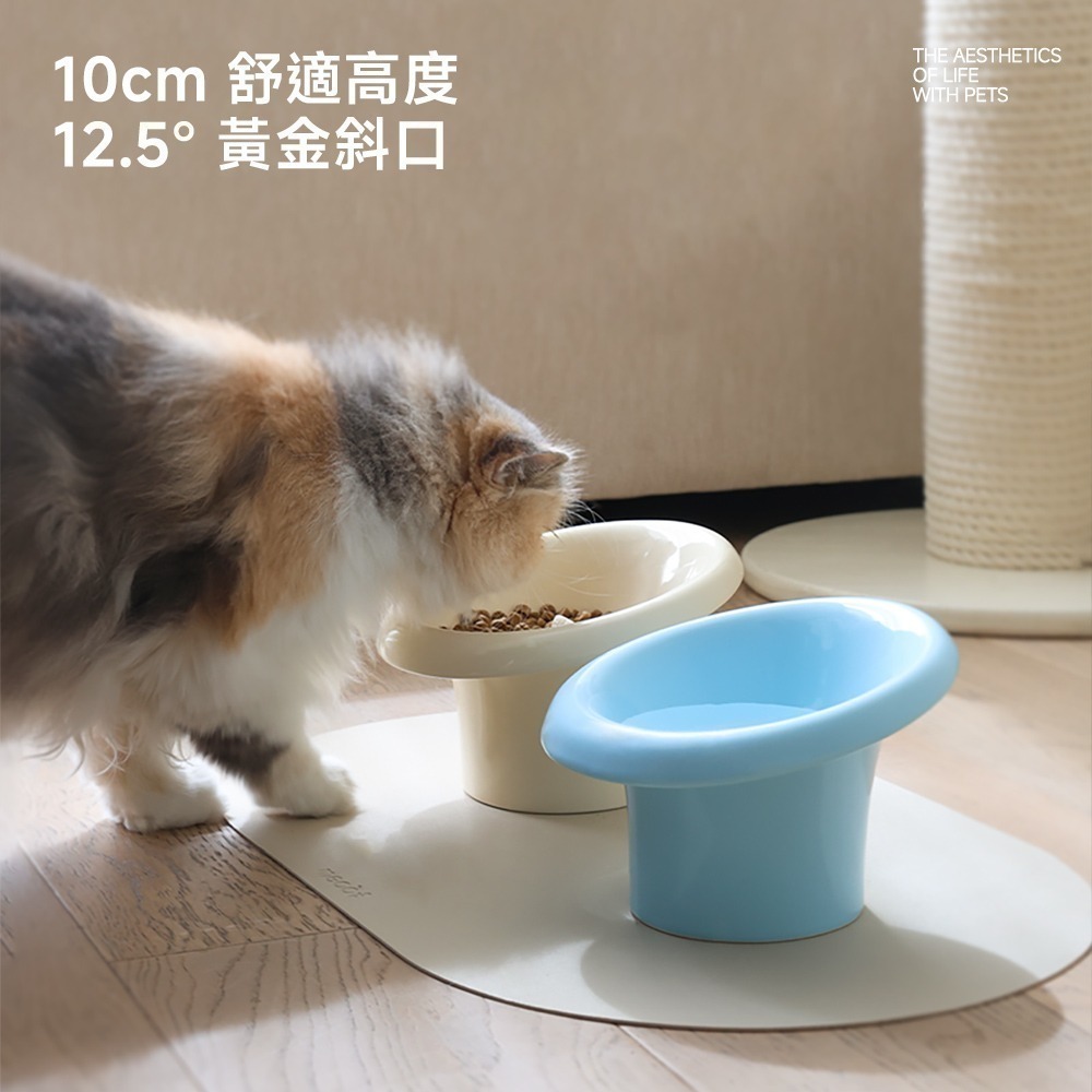 【限時購】meoof｜花花寵物陶瓷碗 任選兩入組-細節圖9