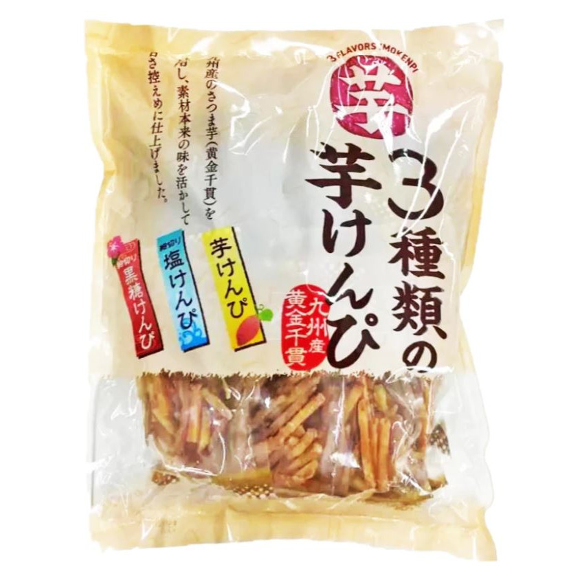 富士菓舖 🔥衝評價超低價 九州產3種口味地瓜條715g 家庭包 原味 鹽味 黑糖 地瓜薯條 餅乾 點心-細節圖3