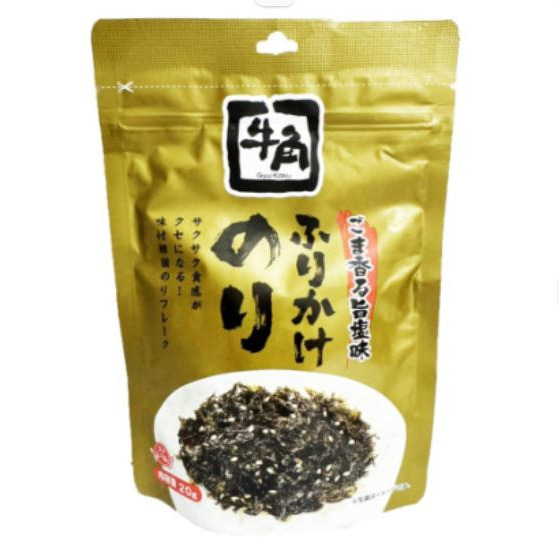 富士菓舖 🔥衝評價超低價 日本牛角胡麻鹽味海苔酥20g 灑飯料 香鬆 飯友 飯糰料 拌飯 拌麵 海苔酥-規格圖4