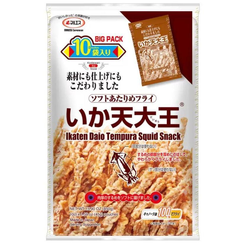 富士菓舖 🔥衝評價超低價 魷魚大王天婦羅450g(45g*10入) 炸魷魚條 花枝天婦羅 日本costco好市多-細節圖3