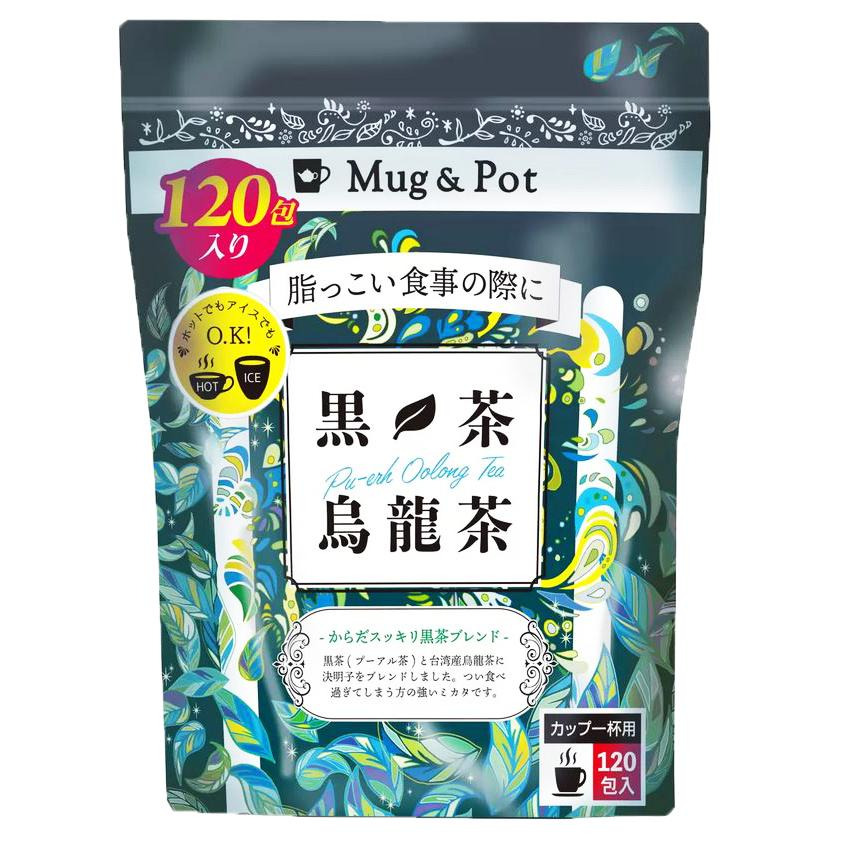 富士菓舖 🔥衝評價超低價 黑茶烏龍茶120入 烏龍茶 決明子 清爽解渴 餐後去油膩 日本costco好市多-細節圖3