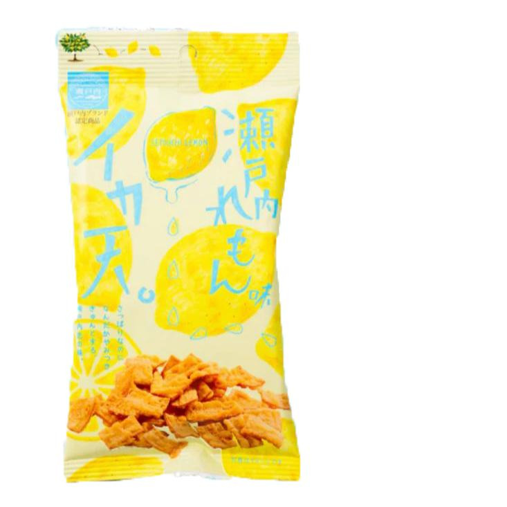 富士菓舖 🔥衝評價超低價 瀨戶內檸檬魷魚天婦羅27g*20袋 家庭號 日本costco好市多-細節圖4
