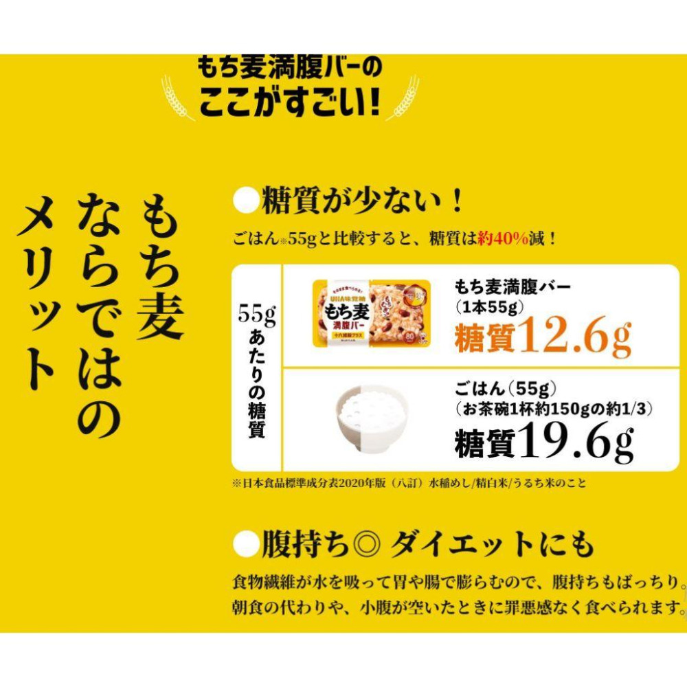 富士菓舖 🔥衝評價超低價 UHA味覺糖十六穀糯麥能量棒20入 能量棒 早餐棒 低卡 飽足 日本costco好市多-細節圖6