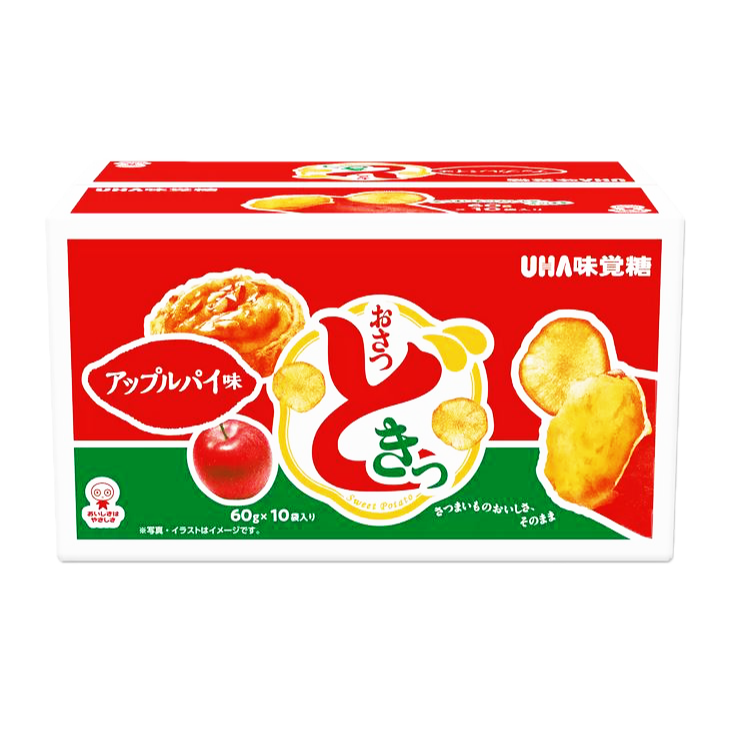 富士菓舖 🔥衝評價超低價 味覺糖UHA地瓜片 濃厚奶香鹹奶油/蘋果派 日本costco好市多 番薯片-規格圖7