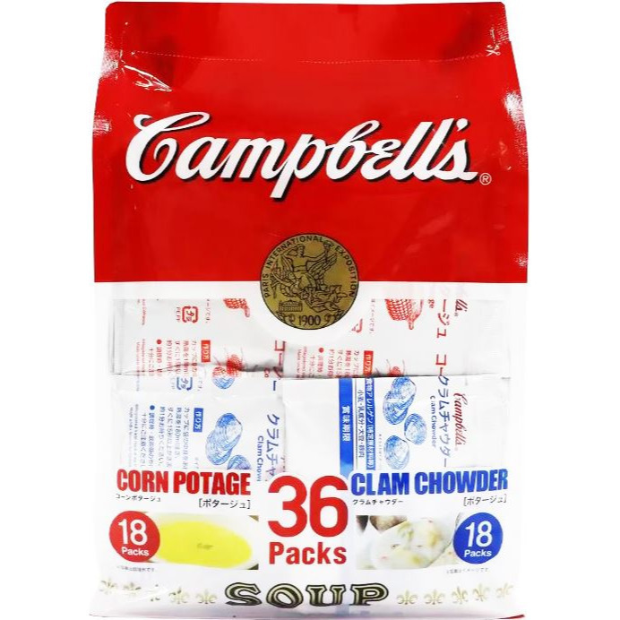 富士菓舖🔥新開張衝評價超低價 Campbell＇s 巧達蛤蠣濃湯&玉米濃湯36入 日本costco好市多 濃湯-規格圖6