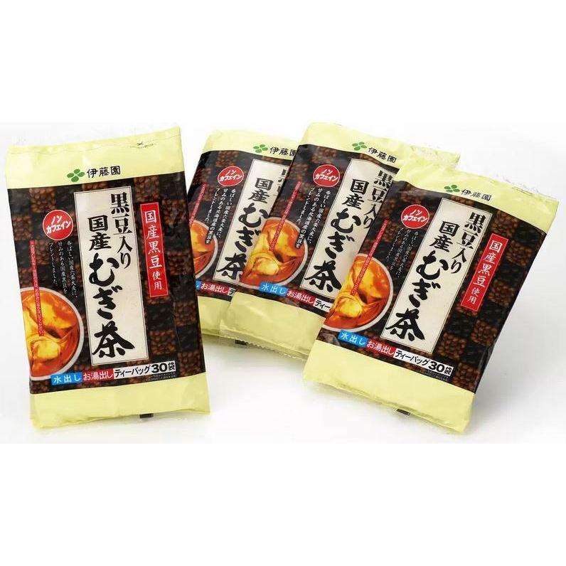 富士菓舖 🔥衝評價超低價 伊藤園黑豆麥茶120入 日本國產黑豆&六条麥茶 冷泡熱泡 無咖啡因 日本costco好市多-細節圖4