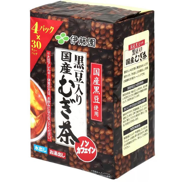 富士菓舖 🔥衝評價超低價 伊藤園黑豆麥茶120入 日本國產黑豆&六条麥茶 冷泡熱泡 無咖啡因 日本costco好市多-規格圖6