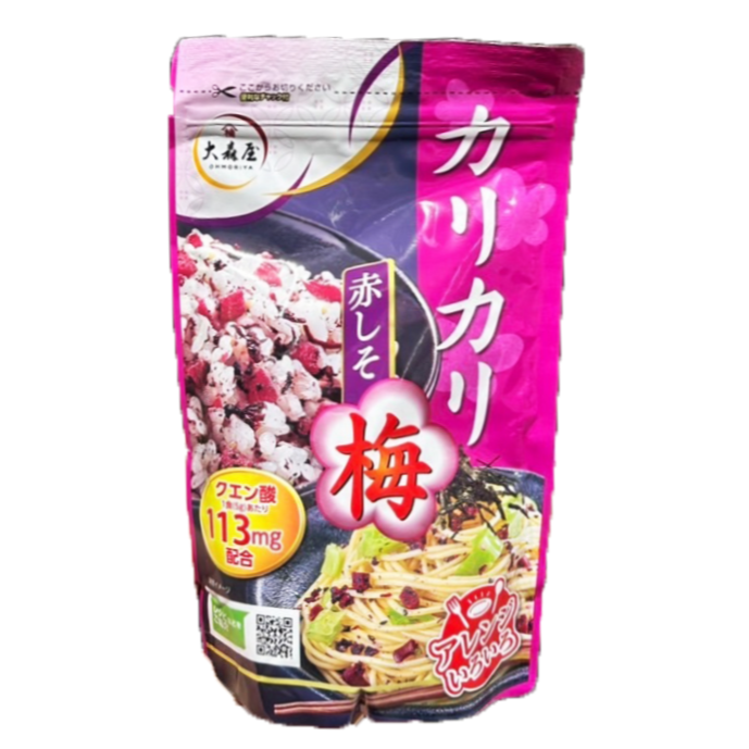 大森屋紅紫蘇脆梅乾拌飯料400g