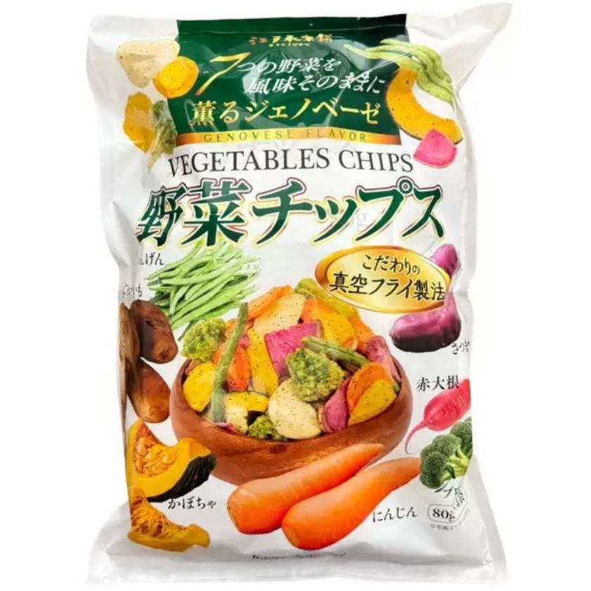 富士菓舖 🔥衝評價超低價 綜合野菜脆片4入[義式青醬風味] 7種蔬菜 日本costco好市多 蔬菜脆片-細節圖5