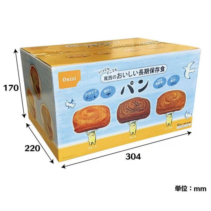 富士菓舖 🔥衝評價超低價 尾西5年長期保存防災食品 麵包12入 日本costco好市多 地震避難 露營 登山-細節圖3