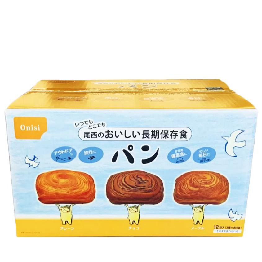 富士菓舖 🔥衝評價超低價 尾西5年長期保存防災食品 麵包12入 日本costco好市多 地震避難 露營 登山-細節圖6