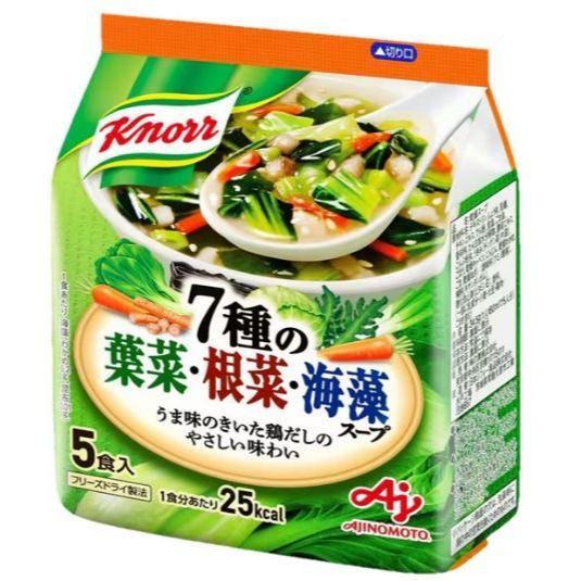 富士菓舖🔥衝評價超低價 味之素康寶沖泡即食蛋花湯 經典蛋花/減鹽/中華/菠菜/7種根菜 蛋花湯 即食湯 低卡湯-細節圖5
