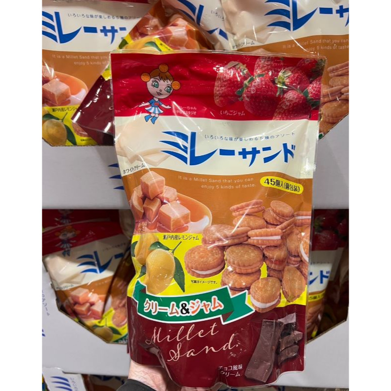 富士菓舖 🔥衝評價超低價 野村美樂夾心圓餅(5種綜合口味) 家庭包 夾心餅 經典-細節圖2