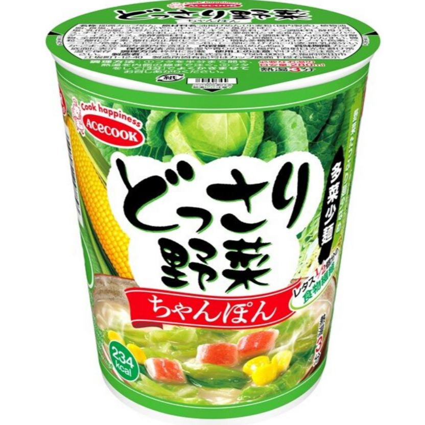 富士菓舖 🔥衝評價超低價 acecook小豬野菜杯麵 春雨/小麥麵條 野菜多 清爽 泡麵-規格圖9