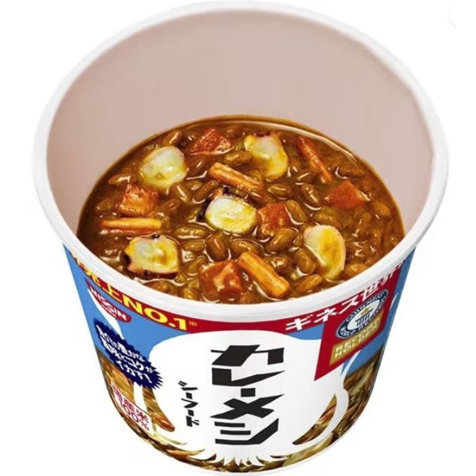 富士菓舖 🔥衝評價超低價 日清沖泡即食泡飯 咖哩飯 歐風牛肉/魷魚海鮮/元祖雞/謎肉/泡菜石鍋拌飯 杯飯-細節圖7