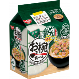 日清小碗3入【兵衛烏龍麵柚子】