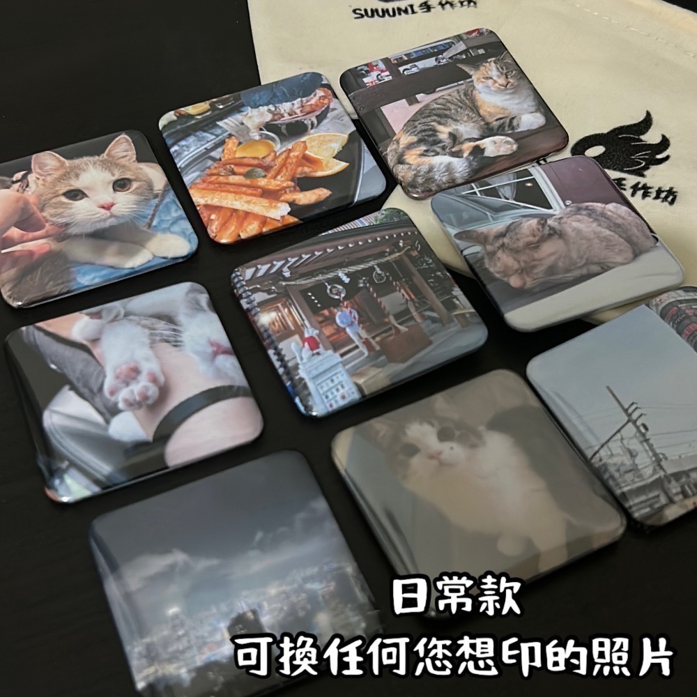 「阿酥」照片方形磁鐵（六個、九個、十六個一組）-細節圖2