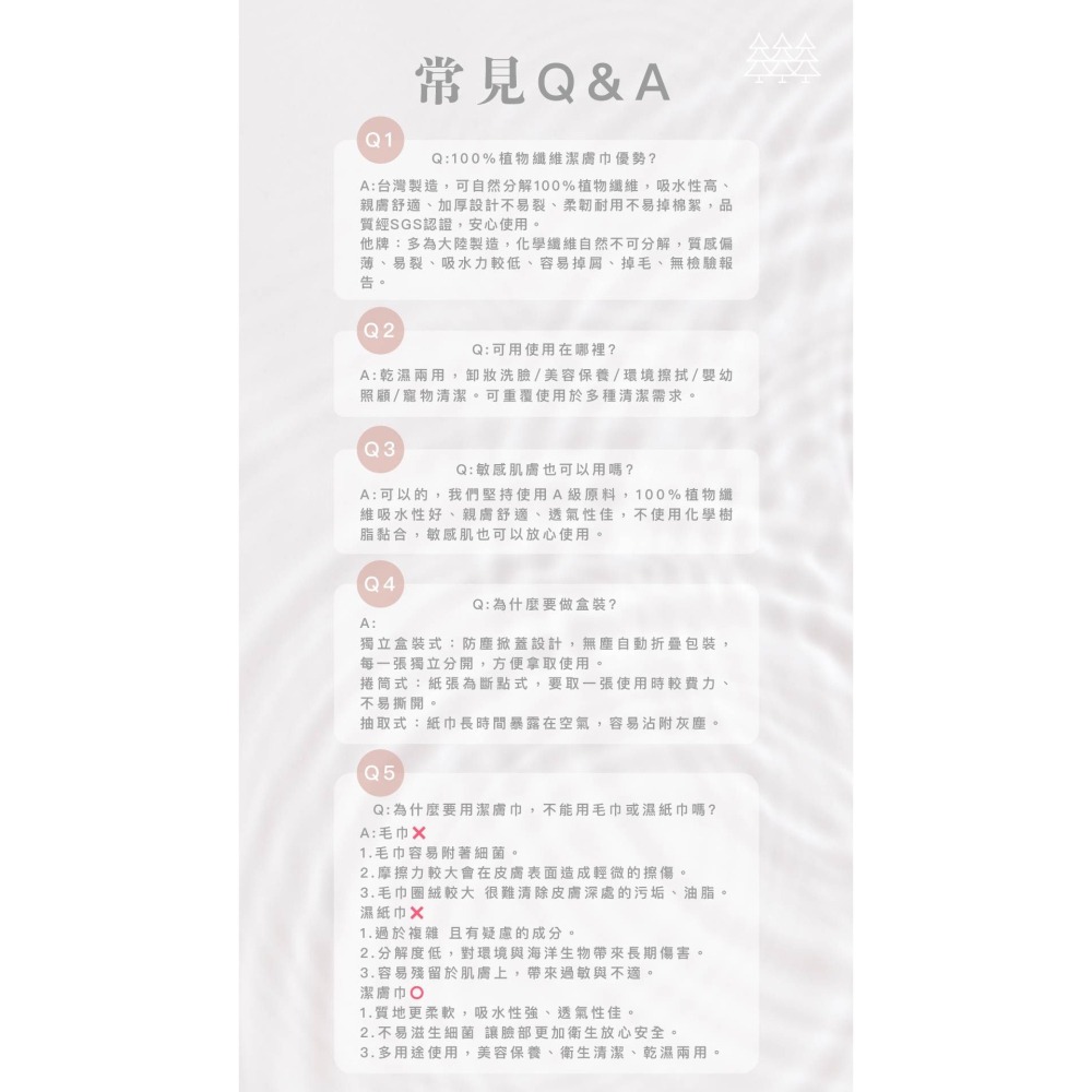 森挪威 - 植物纖維潔膚巾 ( 珍珠紋 ) 灰-細節圖8