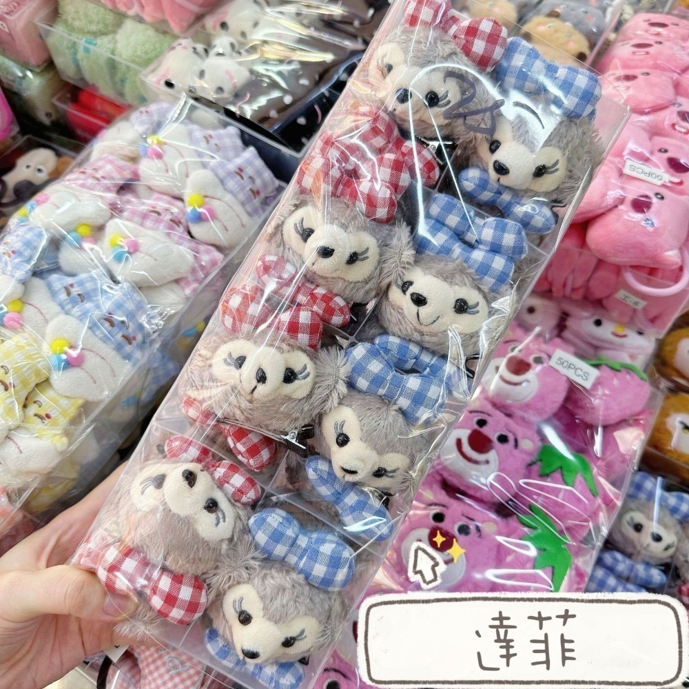 寶貝童裝🍭現貨   🍭超萌公仔髮圈-5個一組-細節圖2