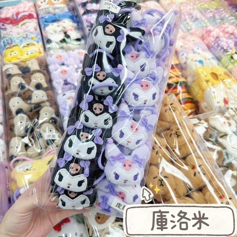 寶貝童裝🍭現貨   🍭超萌公仔髮圈-5個一組-細節圖5