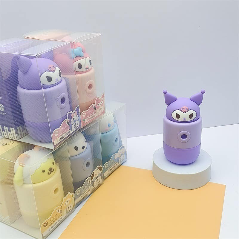 寶貝童裝🍭台灣現貨 高雄出🍭萌萌三麗鷗 手動削鉛筆機-規格圖1