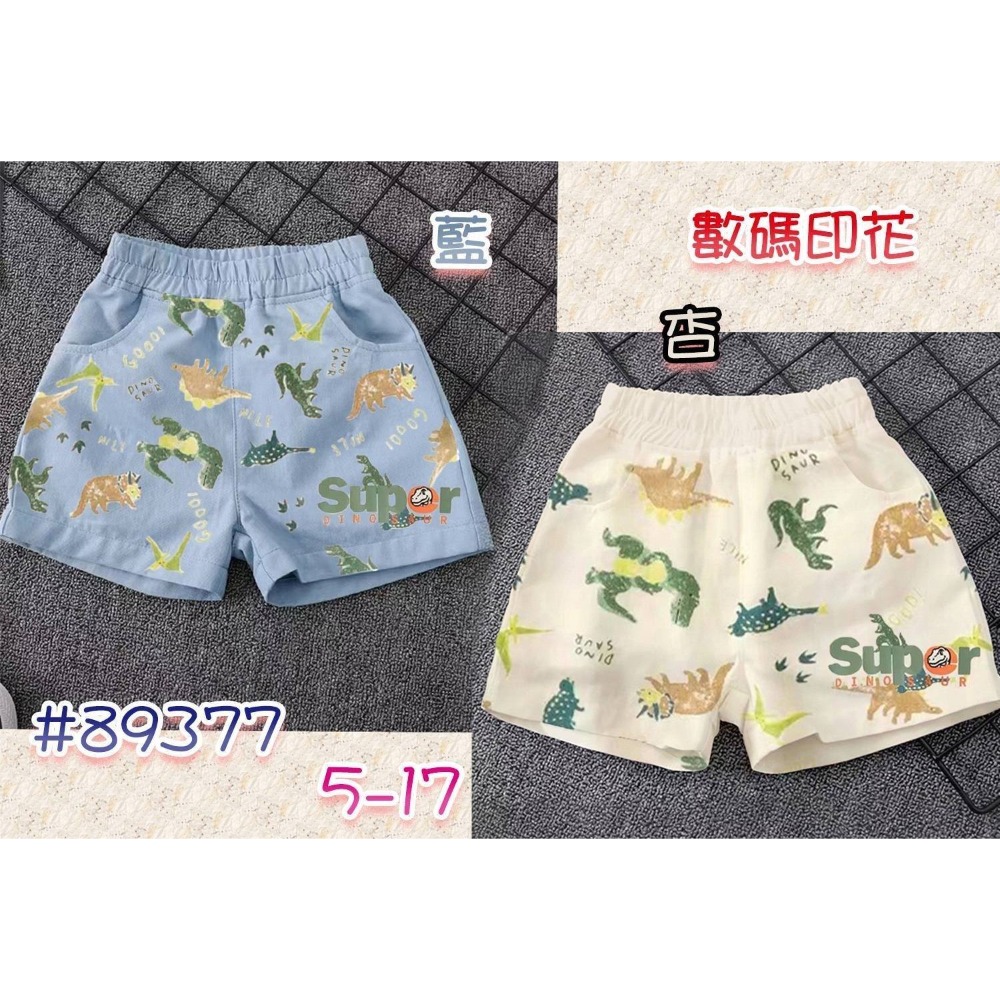 恐龍短褲 #89377-規格圖1