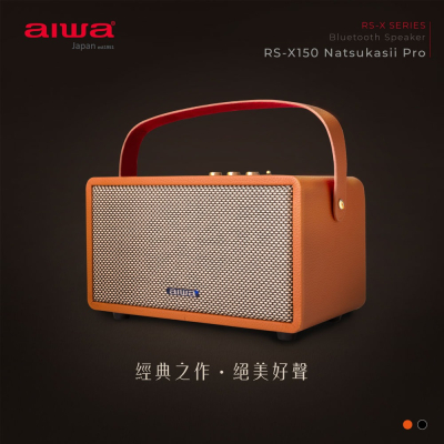 AIWA 愛華 藍牙喇叭 RS-X150 Natsukasii Pro.黑