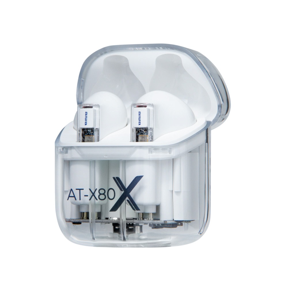 AIWA 愛華 真無線藍牙耳機 AT-X80X.白-細節圖2