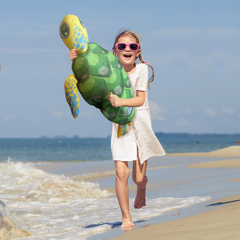 SOAK 造型水上漂浮坐骑 泳池戏水泡棉动物浮板 海星/鲨鱼/海龟漂浮抱枕 户外泳池必備-細節圖2