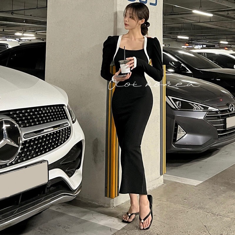 A979 韓國官網款 珍珠 ｜正韓韓國代購｜方頭 人字 夾腳 拖鞋｜OIOI KOREA｜-細節圖2