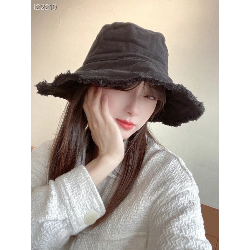 C064 素色 牛仔 ｜正韓韓國代購｜休閒 漁夫帽 遮陽 帽子｜OIOI KOREA｜東大門空運｜-細節圖6