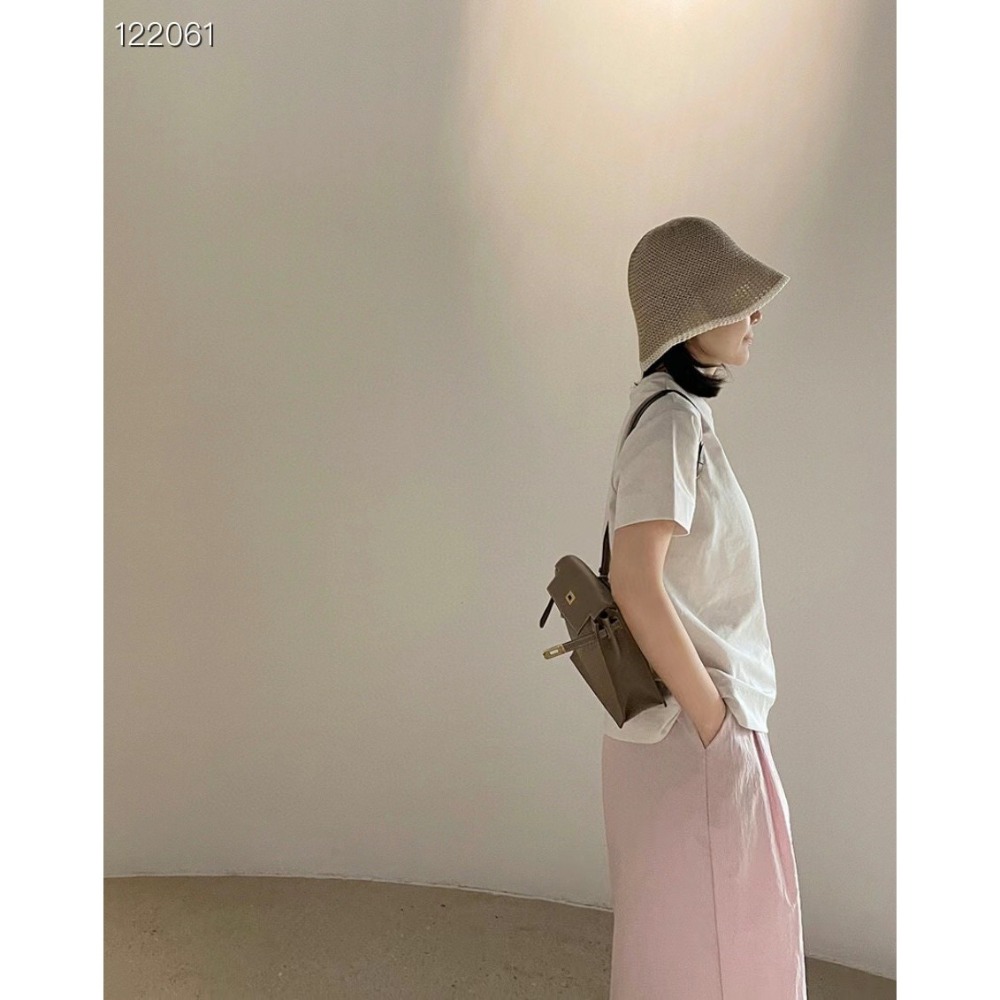 C065 針織紋路 拚色帽 ｜正韓韓國代購｜漁夫帽 遮陽 帽子｜OIOI KOREA｜東大門空運｜-細節圖8