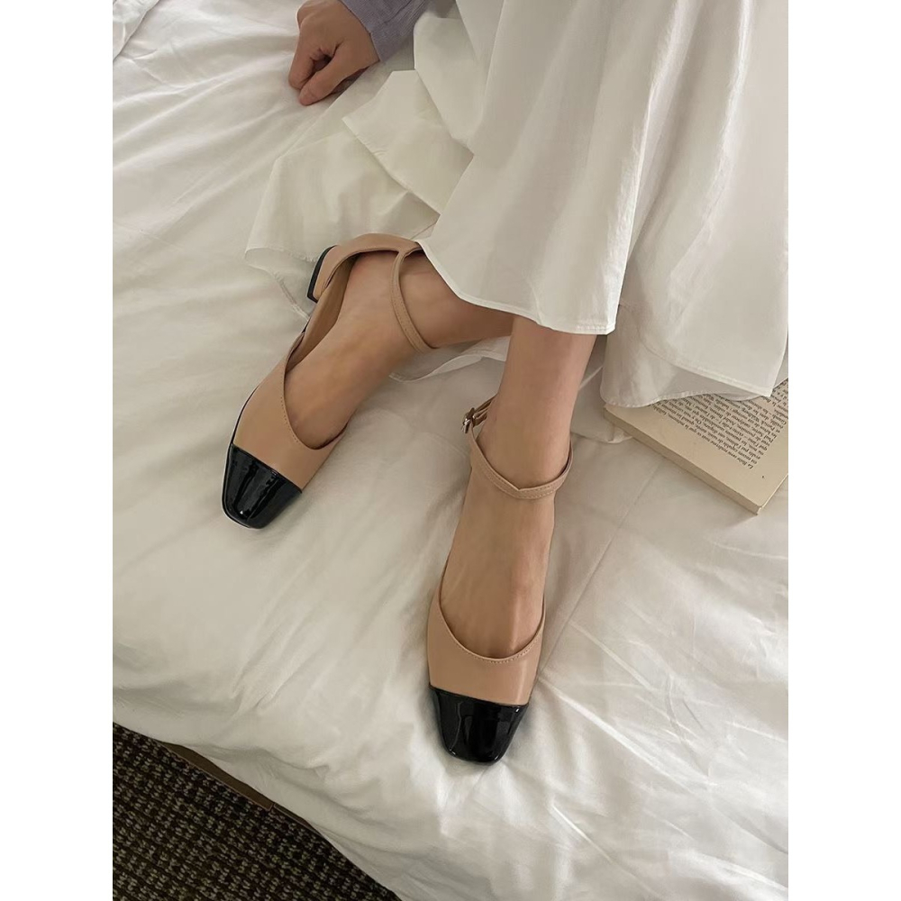 小香風 A157 瑪麗珍鞋 包頭 圓頭 平底 ｜OIOI KOREA｜正韓韓國代購｜2203-細節圖7