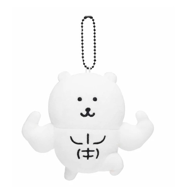 正版 日本購回 長野熊 肌肉熊 健身熊 健美熊  掛件 吊飾 長野老師 NAGANO ナガノJOKER BEAR-細節圖3