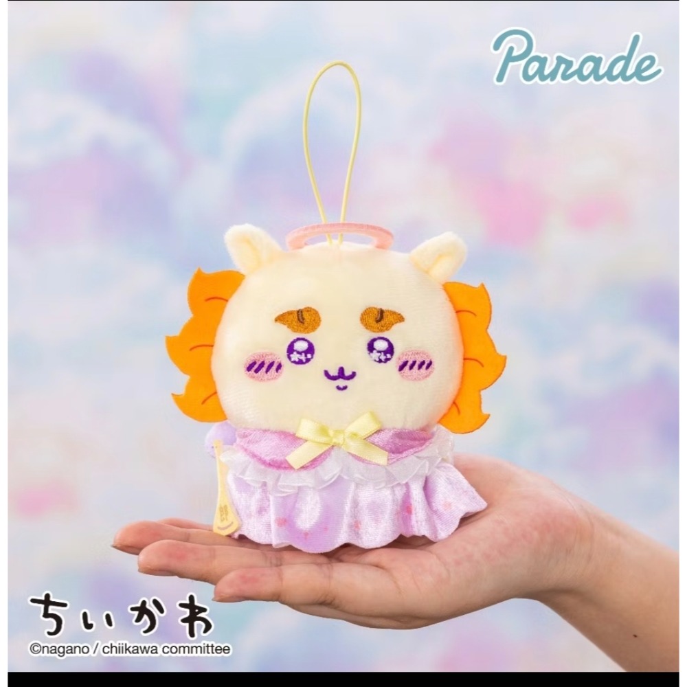 正版 日本帶回 Chiikawa 吉伊卡哇 天使 獅薩 景品 吊飾 掛件 景品-細節圖3
