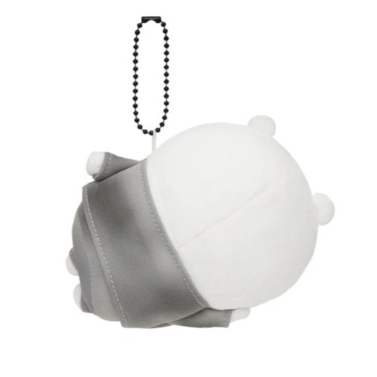 正版 日本購回 長野熊 素描風吊飾 作務衣熊 長野老師 NAGANO ナガノながの-細節圖5