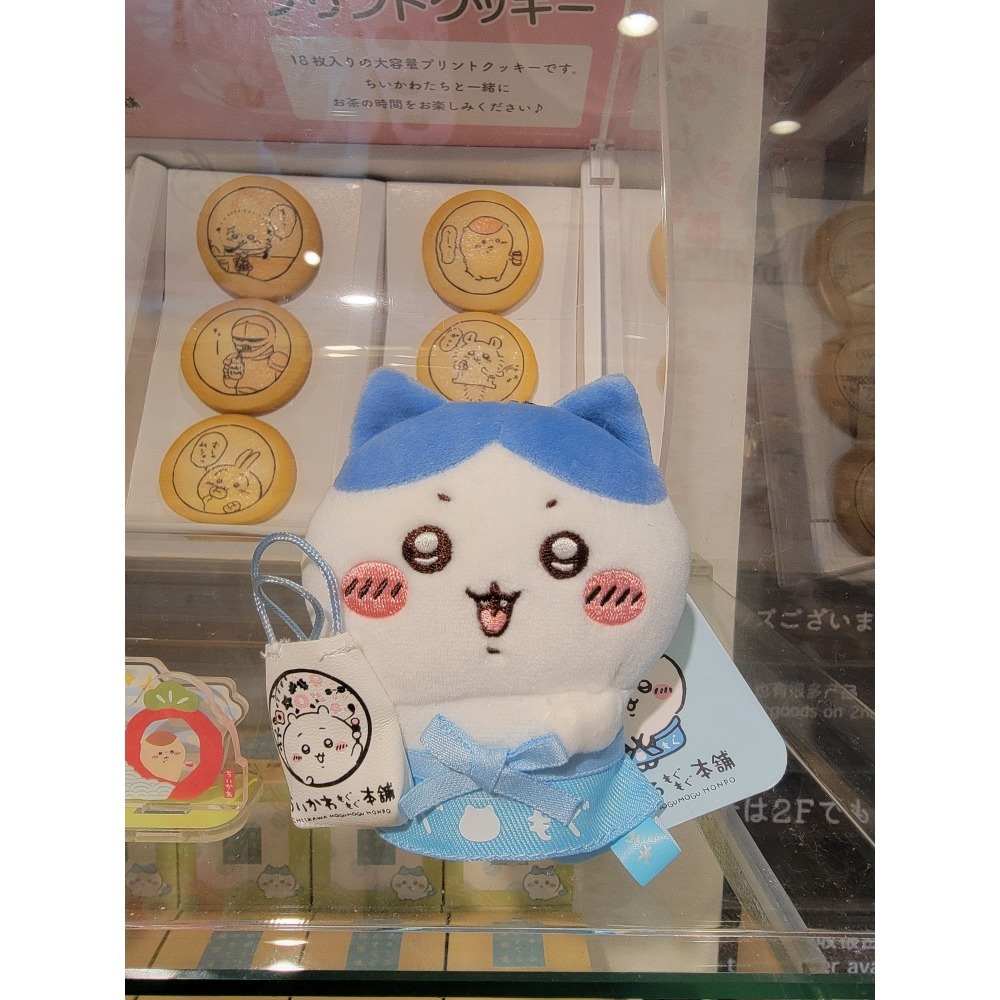 正版 日本帶回  Chiikawa 吉伊卡哇 店員 吊飾 娃娃 掛件 伏見稻荷限定 正版-細節圖5