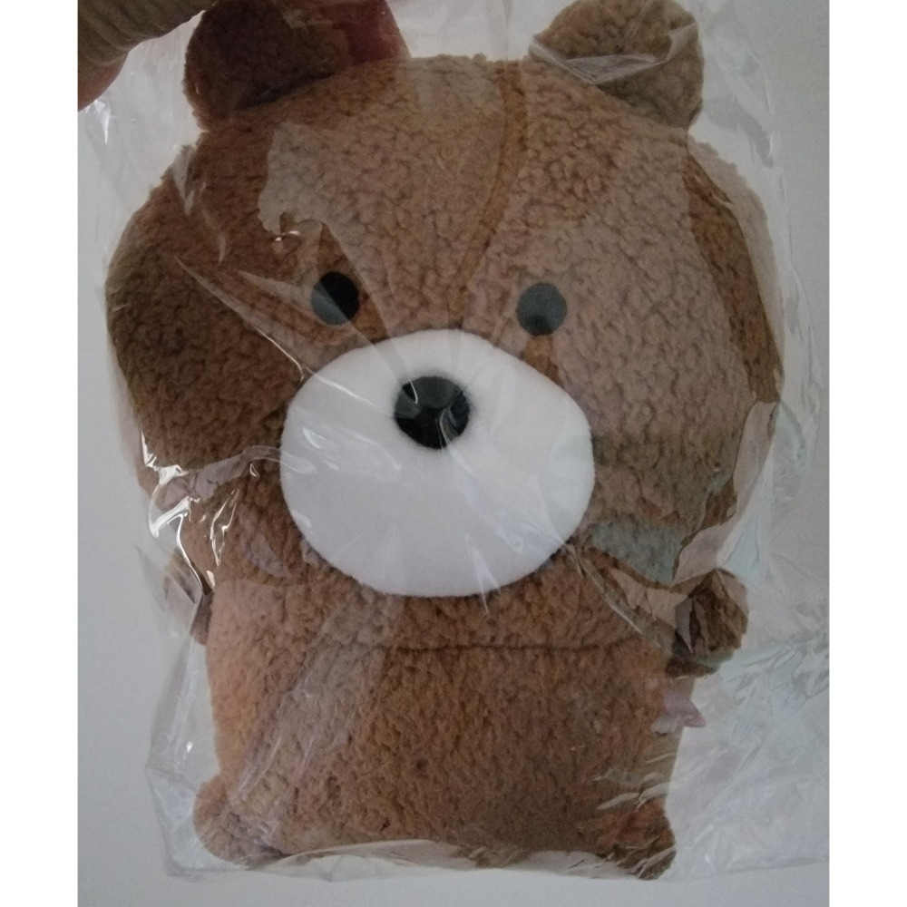 現貨 正版 官方購買  Chiikawa 吉伊卡哇的小熊 咖啡色小熊 鈴鐺熊  鈴鐺小熊 圓臉 安撫娃娃-細節圖9