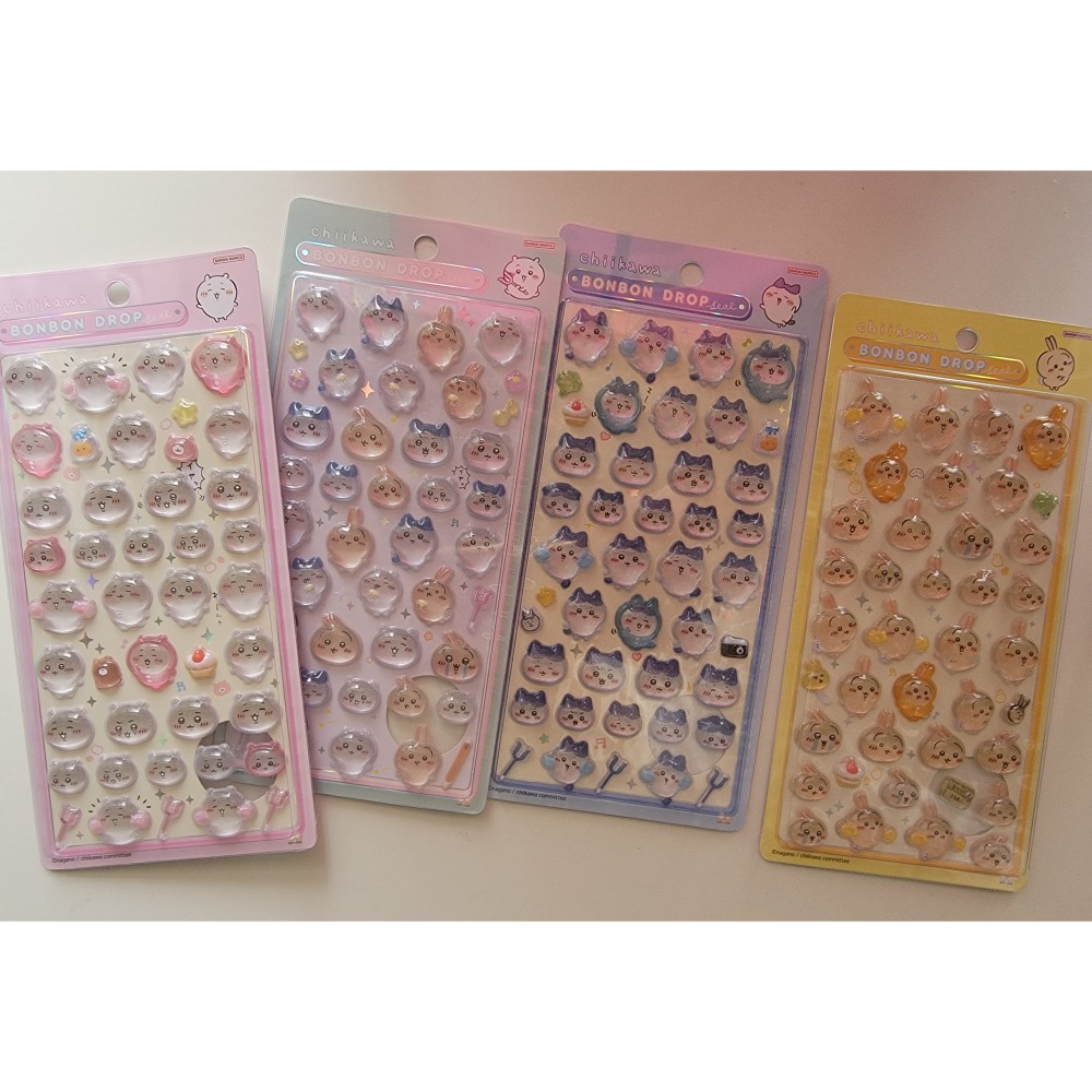 正版 日本帶回 吉伊卡哇 立體 水晶 貼紙 水滴-細節圖6