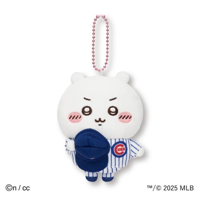 日本購回  吉伊卡哇×MLB TOKYO SERIES 吊飾 棒球 小熊隊 東京棒球-細節圖2