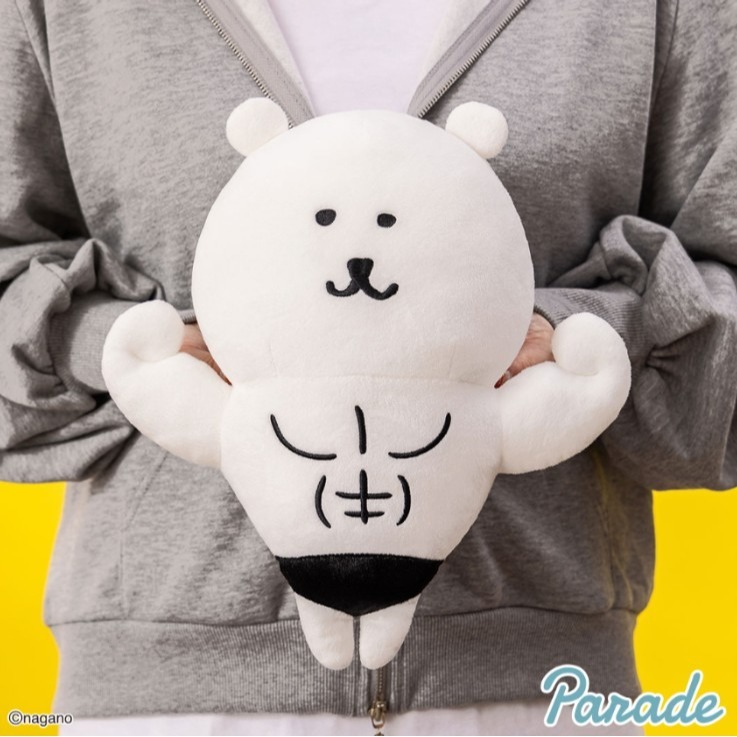 正版 日版 日本購回 長野熊 肌肉熊 健身熊 健美熊  絨毛娃娃 JOKER BEAR PARADE 景品-細節圖3