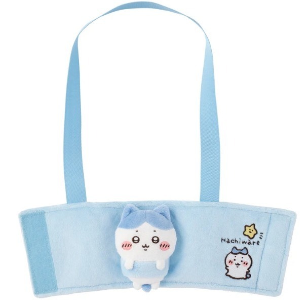 正版 日本帶回  Chiikawa 吉伊卡哇 手提水壺套 立體 絨毛 娃娃 杯帶 杯套 手提杯袋 手提杯套-規格圖11